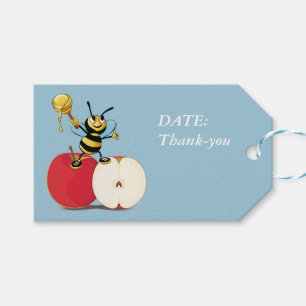 Étiquettes-cadeau Honeybee Apple Rosh HaShana