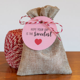 Étiquettes Cadeau Hope Your Day is the Sweetest Valentine