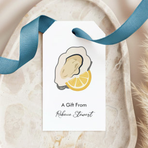Étiquettes-cadeau Huître de toutes occasions Un cadeau personnalisé