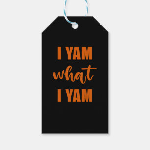 Étiquettes-cadeau I Yam What I Yam Thanksgiving Matching Family Top