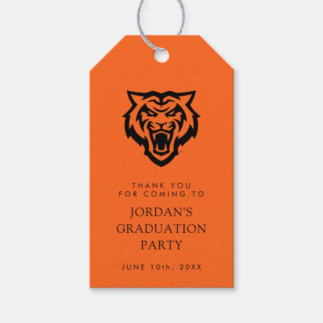 Étiquettes-cadeau Idaho State University Bengals Spirit Design (Devant)