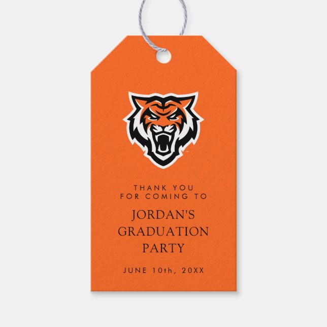 Étiquettes-cadeau Idaho State University Bengals Spirit Design (Devant)