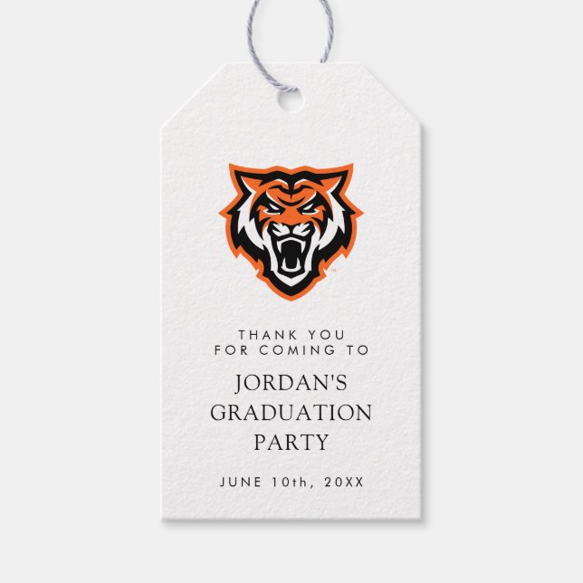 Étiquettes-cadeau Idaho State University Bengals Spirit Design (Devant)