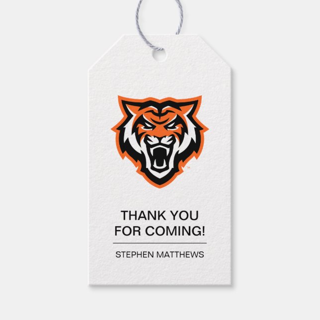 Étiquettes-cadeau Idaho State University Bengals Spirit Design (Devant)