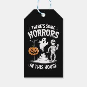 Étiquettes-cadeau Il y a des horreurs dans cette maison Halloween dr