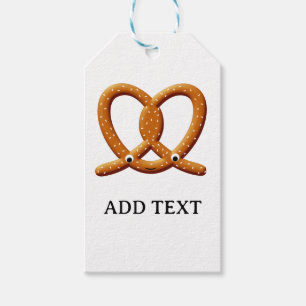 Étiquettes-cadeau Imprimantes de dessin Cute Pretzel