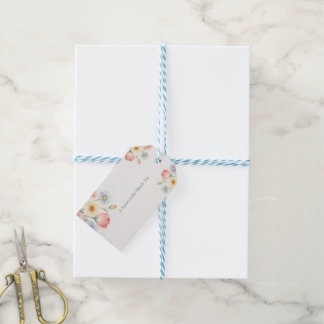 Étiquettes-cadeau Invitation Fleur Douce
