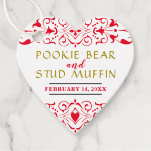 Étiquettes Cadeau Invité Mariage Valentine