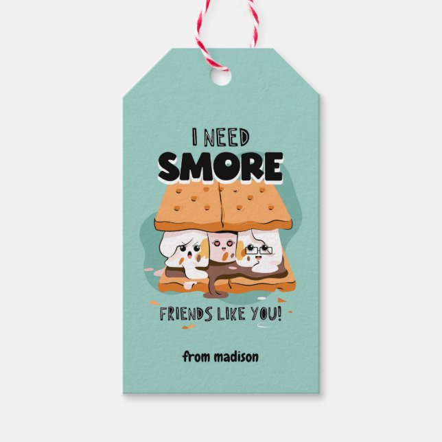 Étiquettes-cadeau J'Ai Besoin D'Amis Plus Nombreux Comme Vous La Cla (Devant)