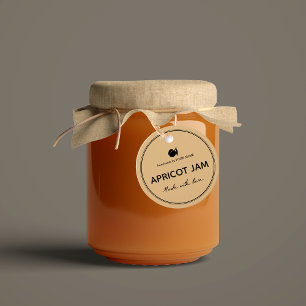 Étiquettes Cadeau Jam Jar Hang Tag Conception d'emballage