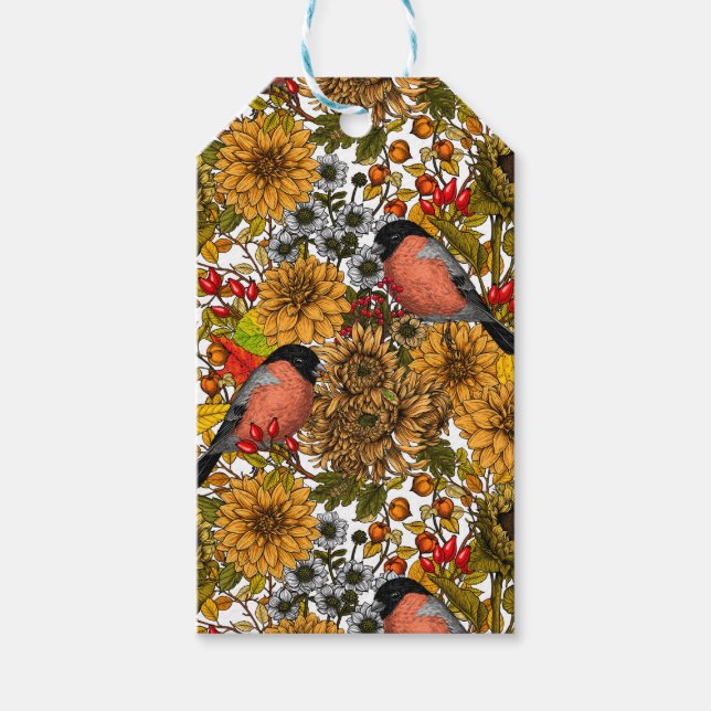 Étiquettes-cadeau Jardin d'automne 1 (Devant)