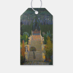 Étiquettes-cadeau Jardin de Majorque (par Santiago Rusiñol)