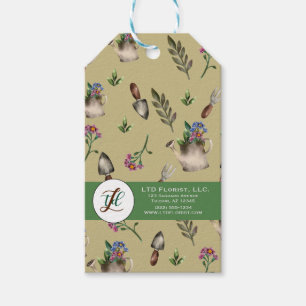 Étiquettes-cadeau Jardinage personnalisé Florist Shopping