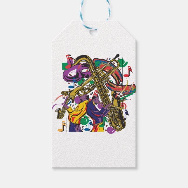 Étiquettes-cadeau JAZZy (Devant)