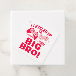 ÉTIQUETTES CADEAU "JE ME SUIS LEVÉ JUSQU'À GRAND BRO !