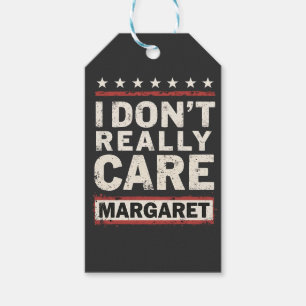 Étiquettes-cadeau Je ne m’intéresse pas vraiment à Margaret J.D. Van