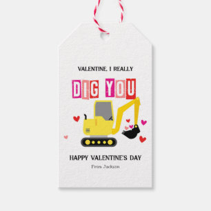 Étiquettes-cadeau Je t'ai vraiment creusé la classe Saint-Valentin