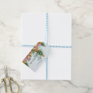 Étiquettes-cadeau Je vous souhaite une Mele Kalikimaka