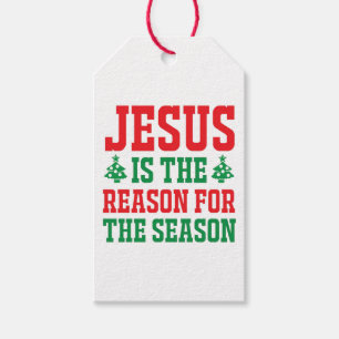 Étiquettes-cadeau Jésus est la raison de la saison Noël