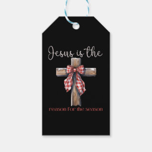 Étiquettes-cadeau Jésus est la raison de la saison Noël Jésus