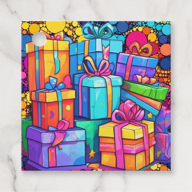 ÉTIQUETTES CADEAU JEUX ANNIVERSAIRE À VOUS (Devant)