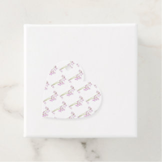 Étiquettes Cadeau Joli cœur,
