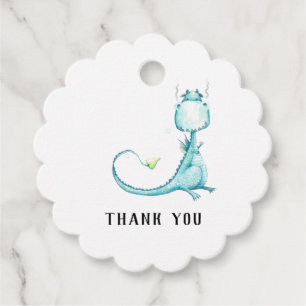 Étiquettes Cadeau * Joli Merci de Baby shower de Dragon Bleu Bleu Tu