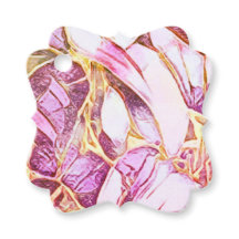 Jolie Couleurs Rose Et Faux Or Faux