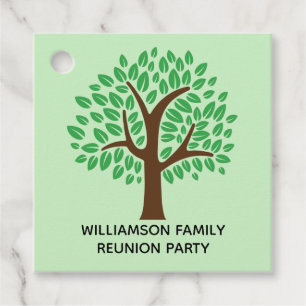 Étiquettes Cadeau Jolie fête de réunion de famille sur mesure avec u