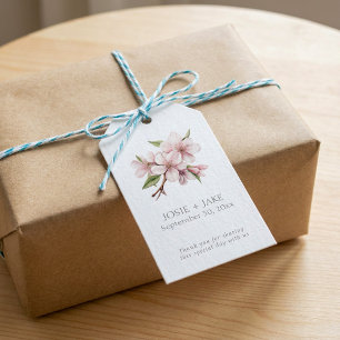 Étiquettes-cadeau Jolie Fleur de Fleur de Fleur de Fleur de Cerisier