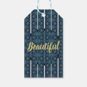 Étiquettes-cadeau Jolis Tags Bleus Cadeau par le Poète Adiela Akoo