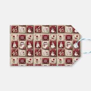 Étiquettes-cadeau Jolly Snowmen