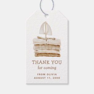 Étiquettes-cadeau Jouet Voilier Bohème Cadeau de Fête d'Anniversai