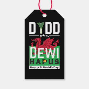 Étiquettes-cadeau Jour de fête de Dewi Bonne fête de St David 7