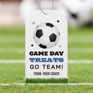 Étiquettes-cadeau Jour de soccer Treat