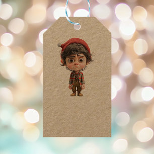 Étiquettes-cadeau Jour difficile Noël Elf Kraft Tags cadeaux