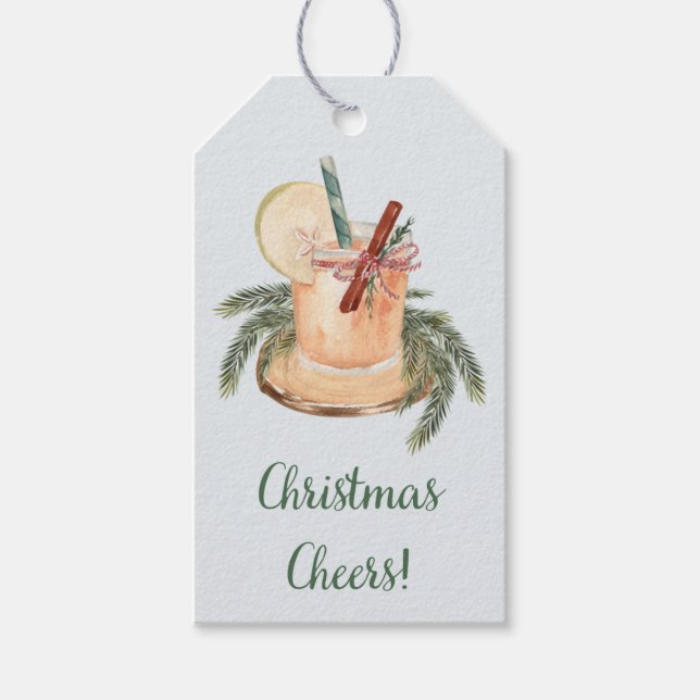 Étiquettes-cadeau Jour du poison de Christma Cheer (Devant)