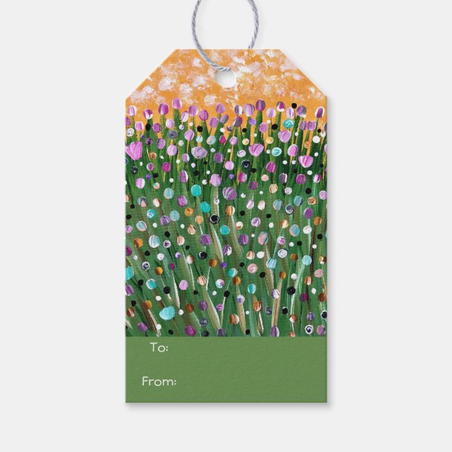 Étiquettes-cadeau Jour ensoleillé (Devant)