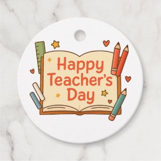 Étiquettes Cadeau Joyeuse journée des enseignants