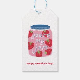 Étiquettes-cadeau Joyeuse Saint Valentin Vous êtes ma confiture