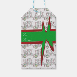 Étiquettes-cadeau Joyeuses fêtes -