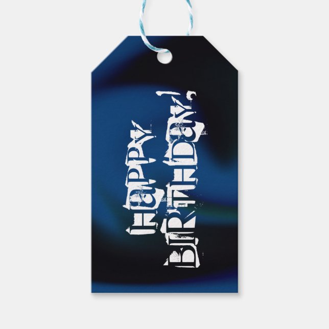 Étiquettes-cadeau Joyeux anniversaire (Devant)