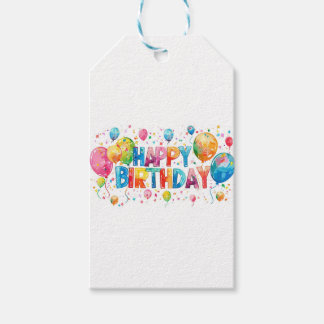 Étiquettes-cadeau Joyeux anniversaire