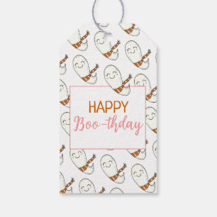Étiquettes-cadeau Joyeux Boo-anniversaire