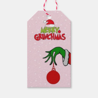 Étiquettes-cadeau Joyeux Grinchmas Noël