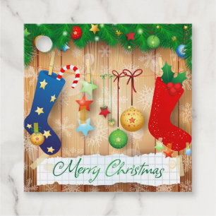 Étiquettes Cadeau Joyeux Noël