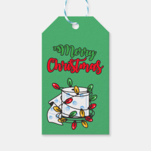 Étiquettes-cadeau Joyeux Noël 2020 - Toilet Paper Edition