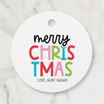 Joyeux Noël favori Tags, Personnalisé