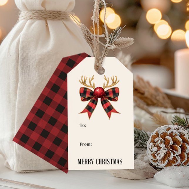 Étiquettes-cadeau Joyeux Noël Fête à et de (Créateur téléchargé)
