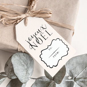 Étiquettes-cadeau Joyeux Noel Holiday